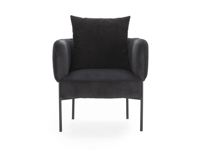 Fauteuil de table GABIN tissu velours côtelé