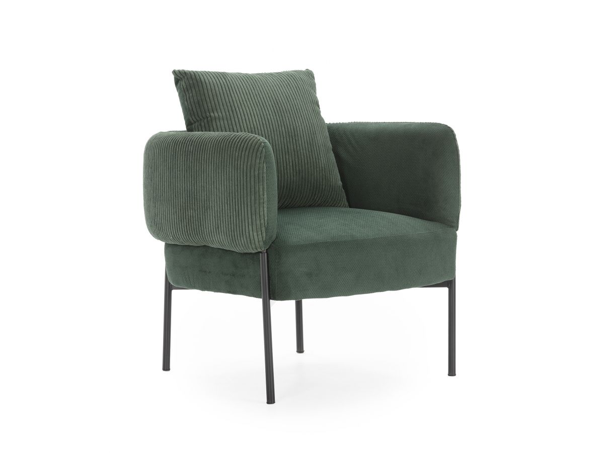 Fauteuil de table GABIN tissu velours côtelé