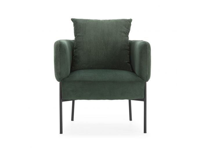 Fauteuil de table GABIN tissu velours côtelé