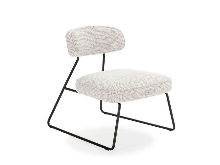 Lot de 2 fauteuils MANON tissu bouclette