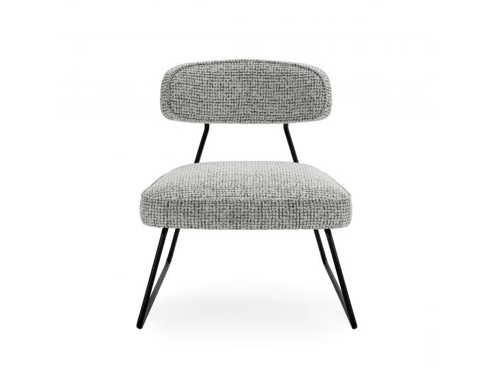 Lot de 2 fauteuils MANON tissu bouclette