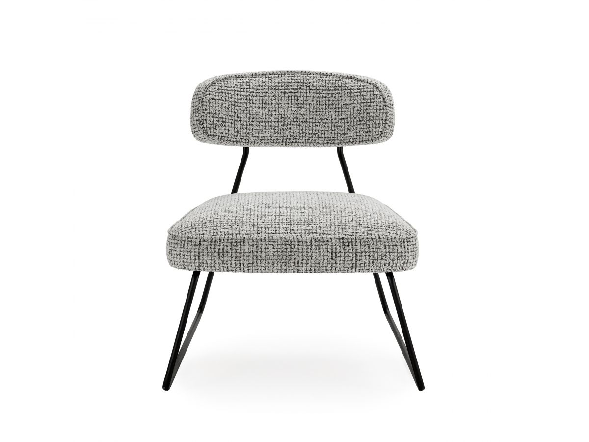 Lot de 2 fauteuils MANON tissu bouclette