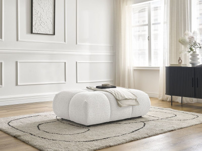 Pouf ALYA tissu bouclette