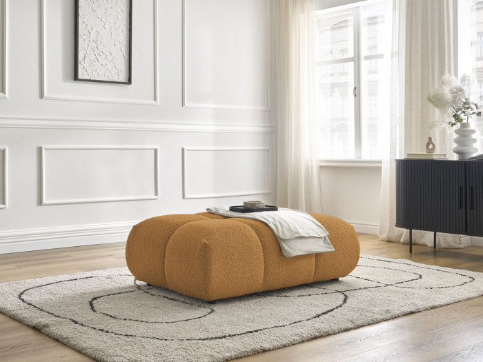 Pouf ALYA tissu bouclette