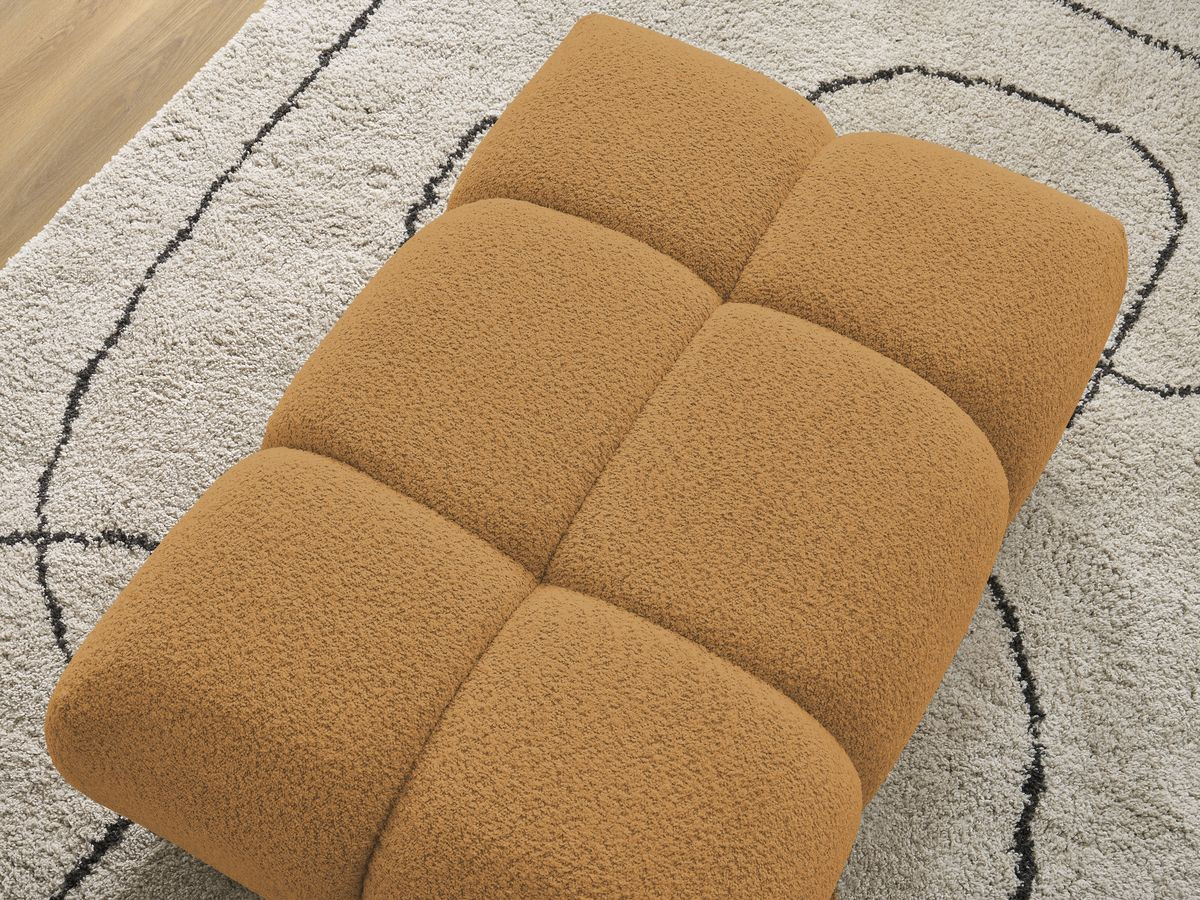 Pouf ALYA tissu bouclette