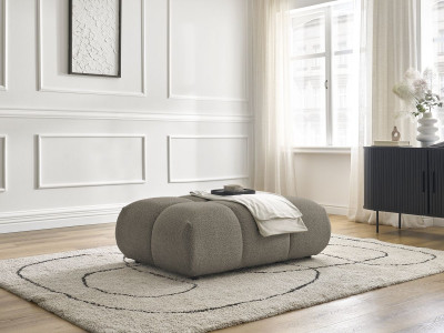 Pouf ALYA tissu bouclette