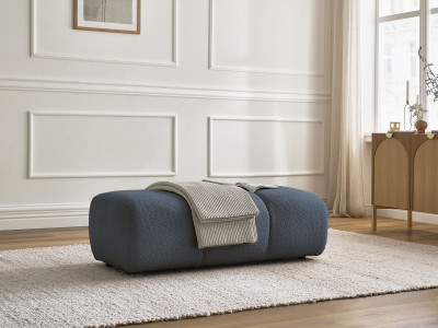 Pouf PAMIRA tissu bouclette