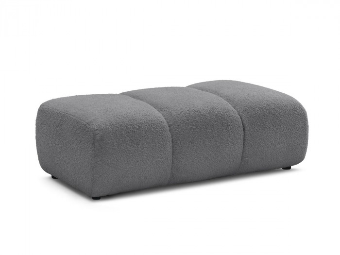 Pouf PAMIRA tissu bouclette