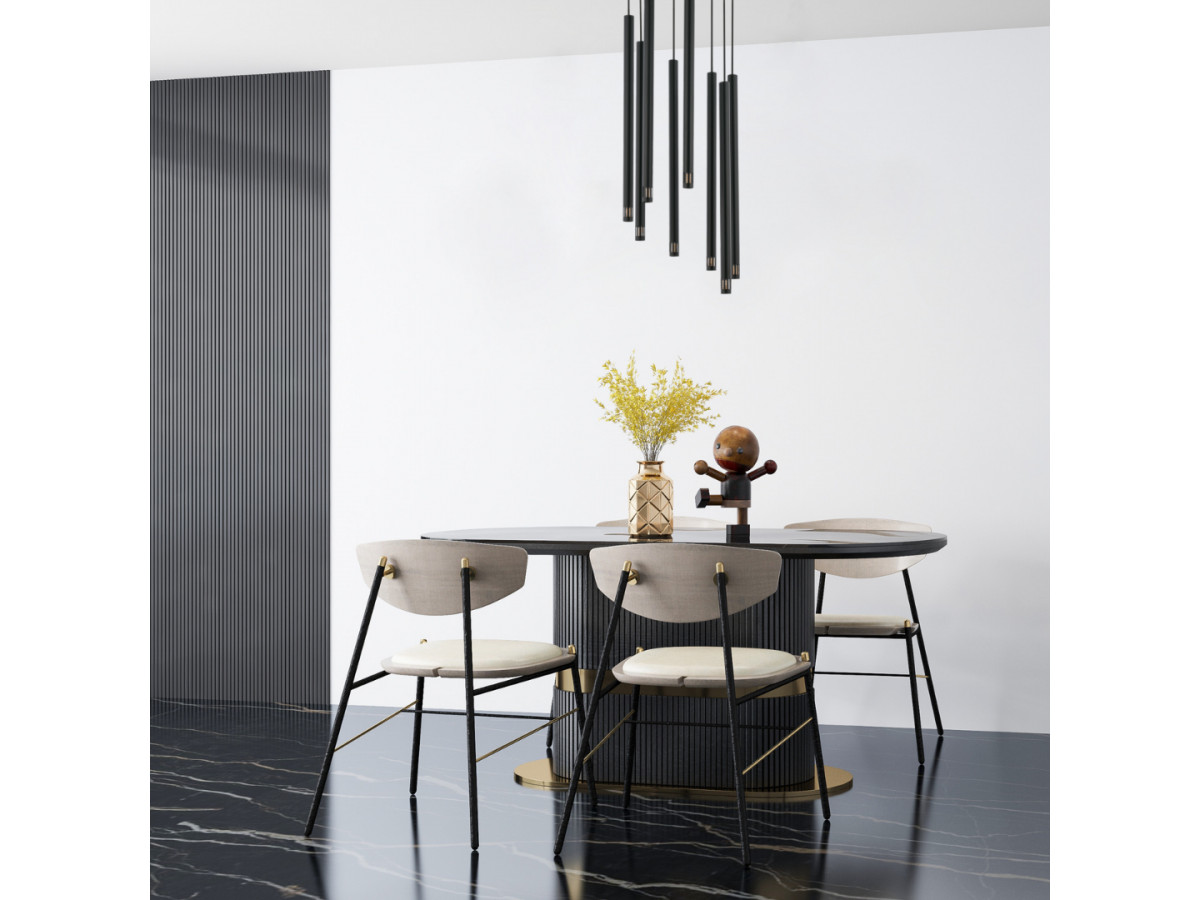 Lustre JANICE en acier