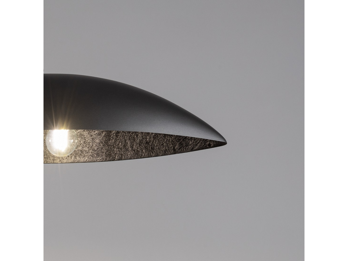 OREA tweekleurige grijze stalen kroonluchter