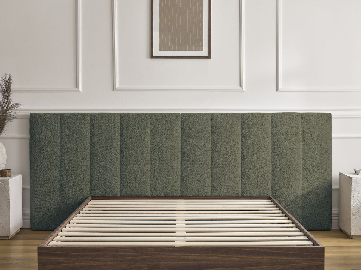 TIMO donkerhouten bed met massieve lattenbodem