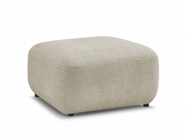 Pouf DENISE tissu texturé