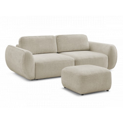 Droit convertible coffre + pouf