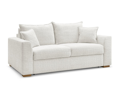 Canapé droit convertible ouverture express AUGUSTIN tissu texturé