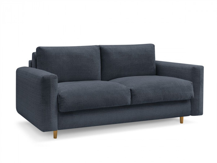 Canapé droit convertible NOUVEAU COCOONE ouverture express tissu texturé