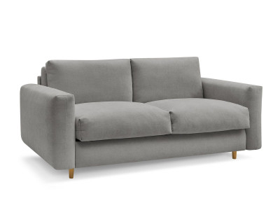 Canapé droit convertible NOUVEAU COCOONE ouverture express tissu lisse