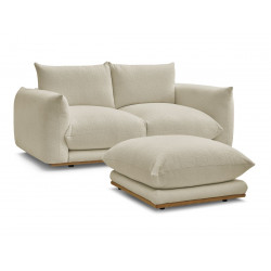 Droit fixe + pouf