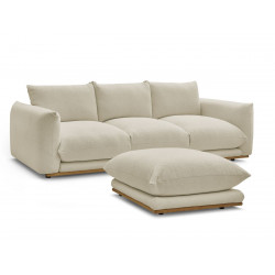 Droit fixe + pouf