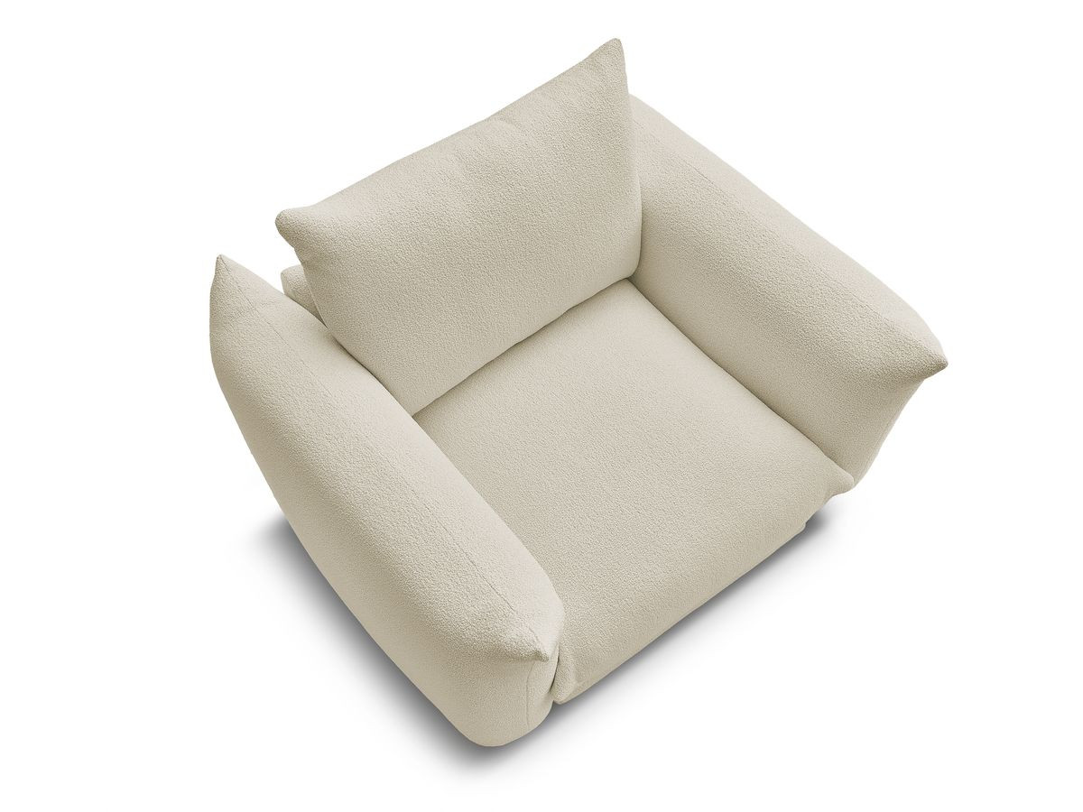 Fauteuil ERNEST tissu bouclette