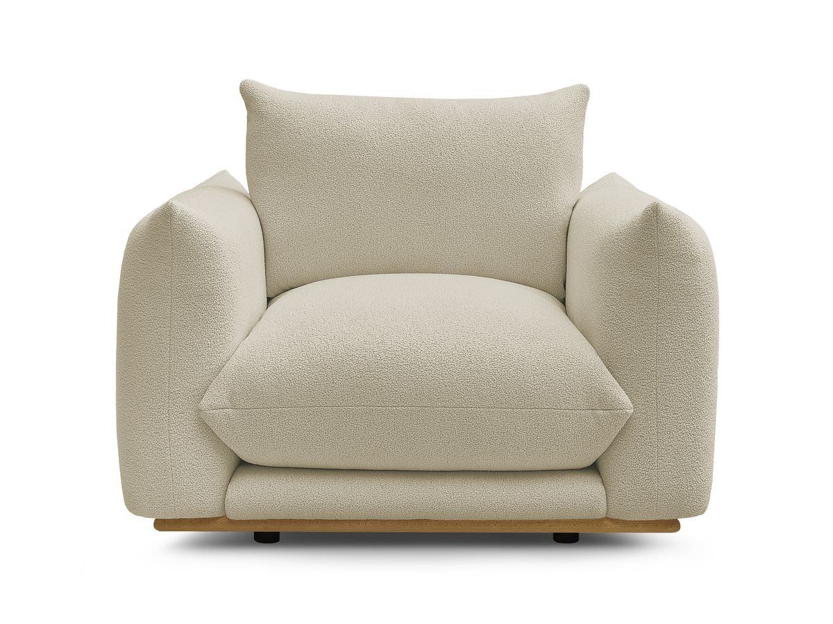 Fauteuil ERNEST tissu bouclette