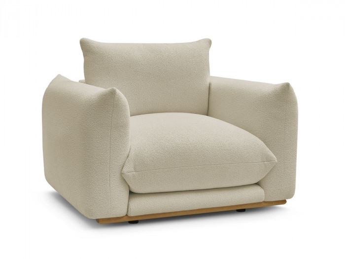 Fauteuil ERNEST tissu bouclette