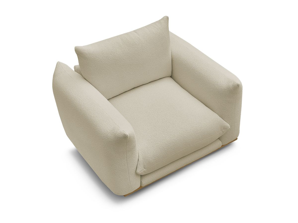 Fauteuil ERNEST tissu bouclette
