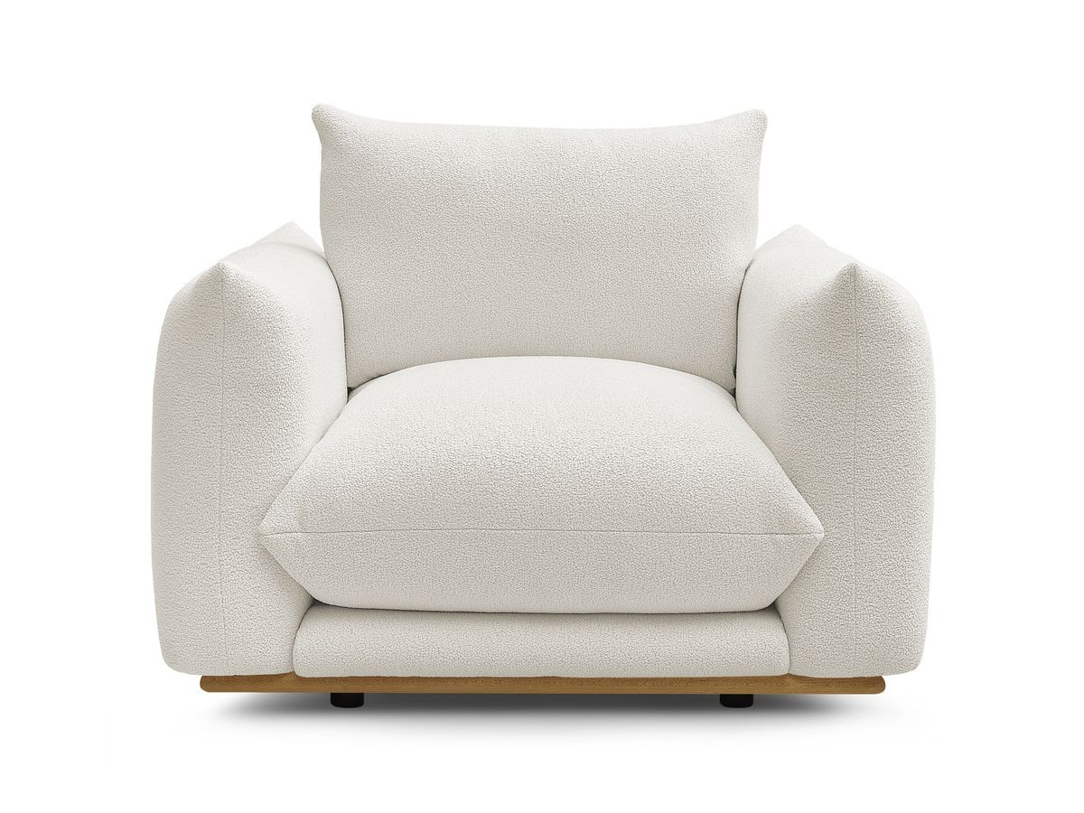Fauteuil ERNEST tissu bouclette