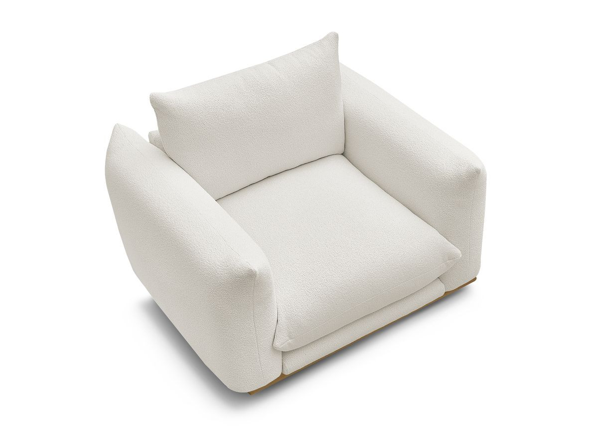 Fauteuil ERNEST tissu bouclette