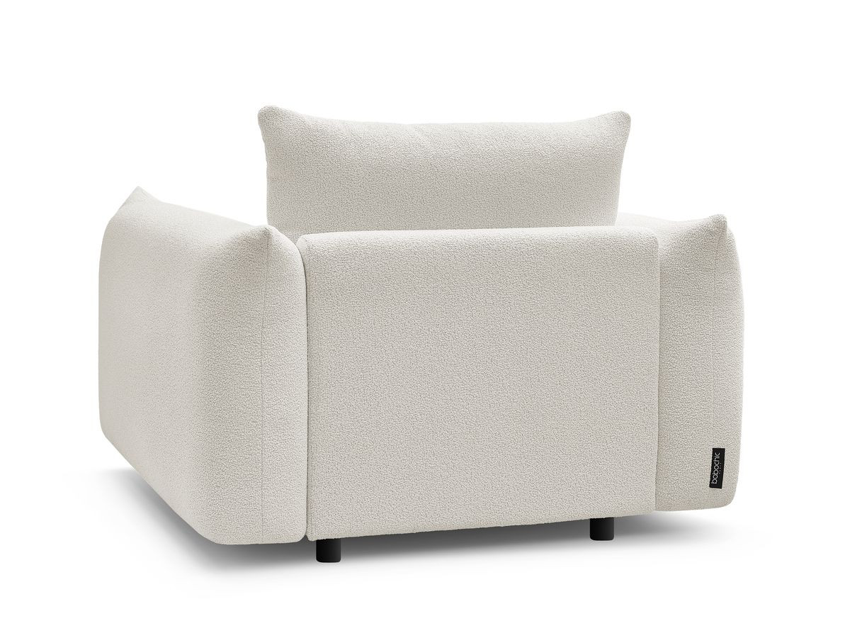 Fauteuil ERNEST tissu bouclette