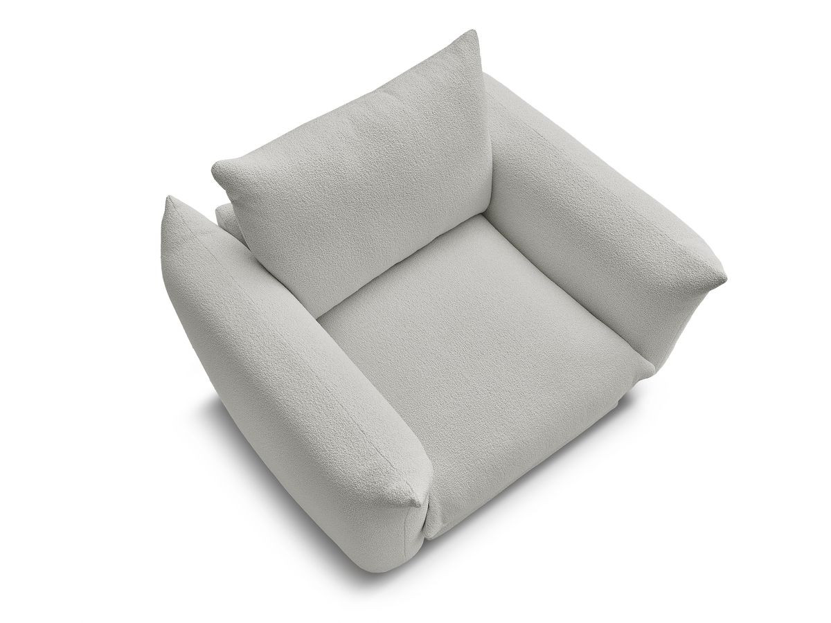 Fauteuil ERNEST tissu bouclette