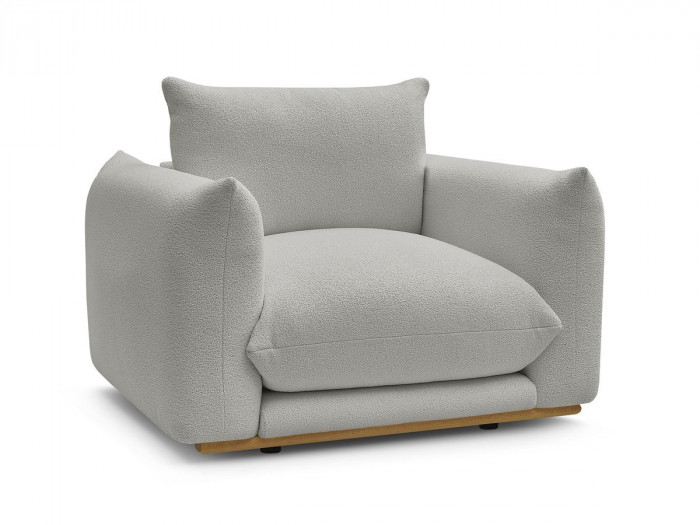 Fauteuil ERNEST tissu bouclette
