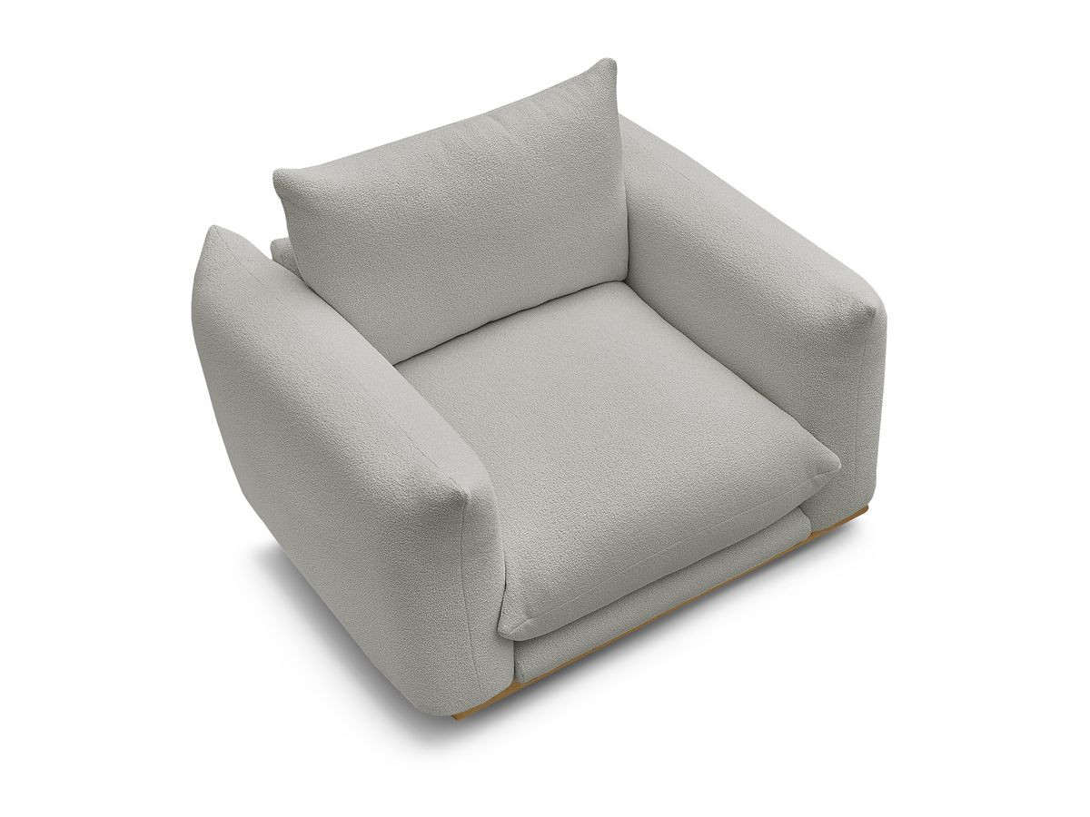 Fauteuil ERNEST tissu bouclette