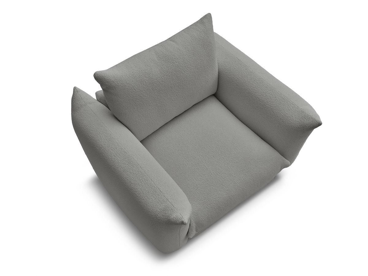 Fauteuil ERNEST tissu bouclette