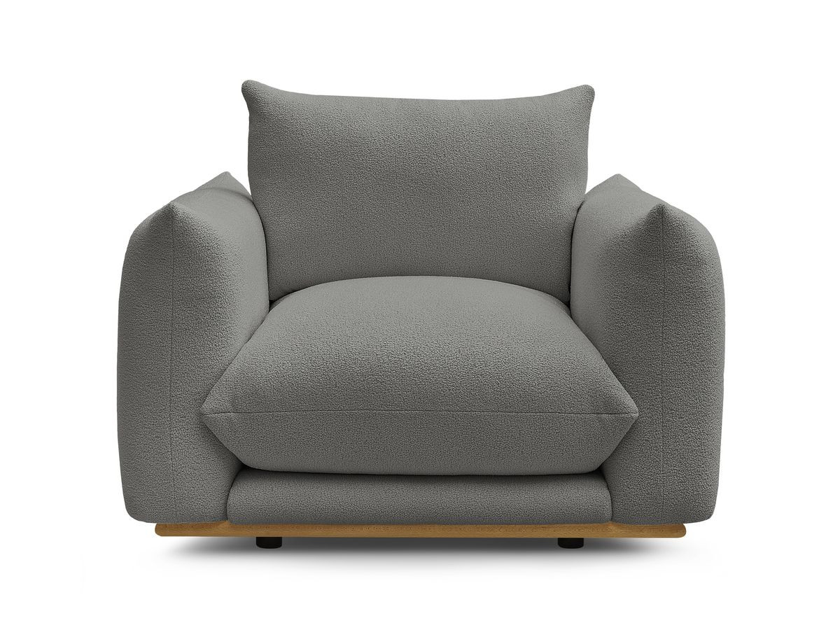 Fauteuil ERNEST tissu bouclette