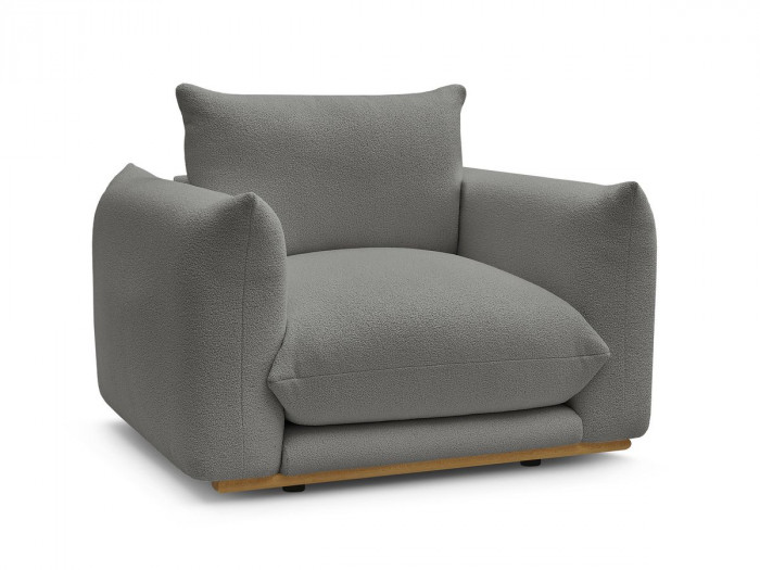 Fauteuil ERNEST tissu bouclette