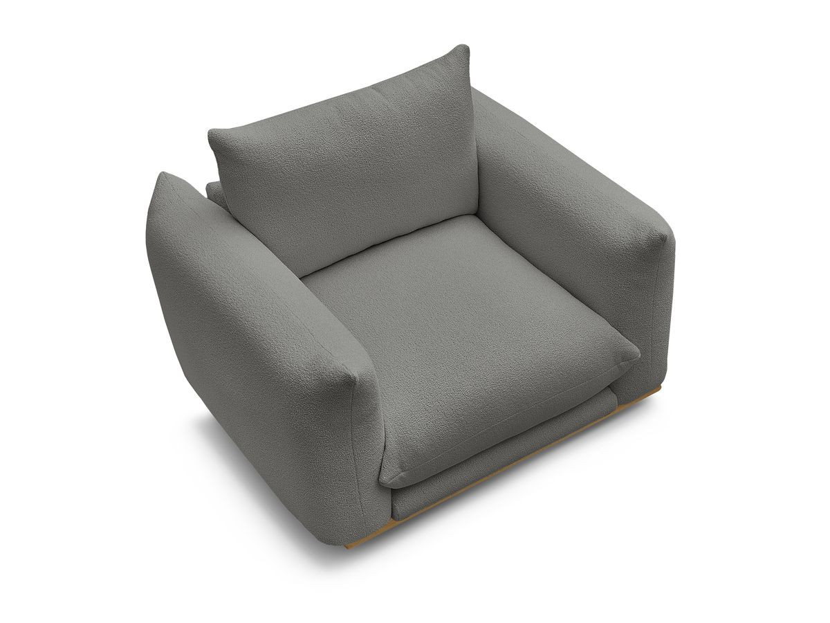 Fauteuil ERNEST tissu bouclette