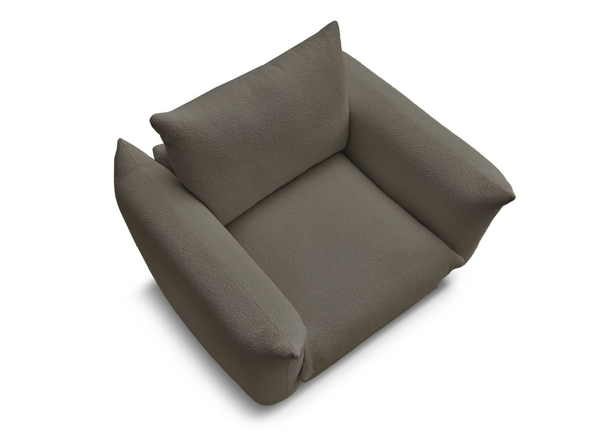 Fauteuil ERNEST tissu bouclette
