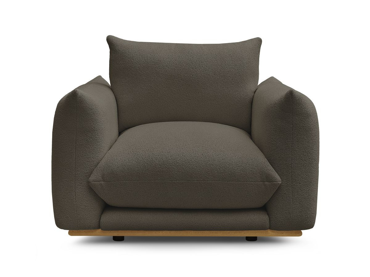Fauteuil ERNEST tissu bouclette