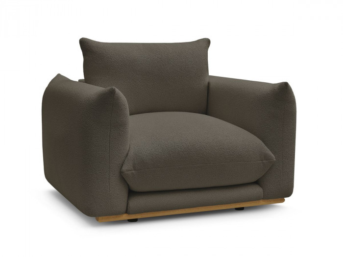 Fauteuil ERNEST tissu bouclette