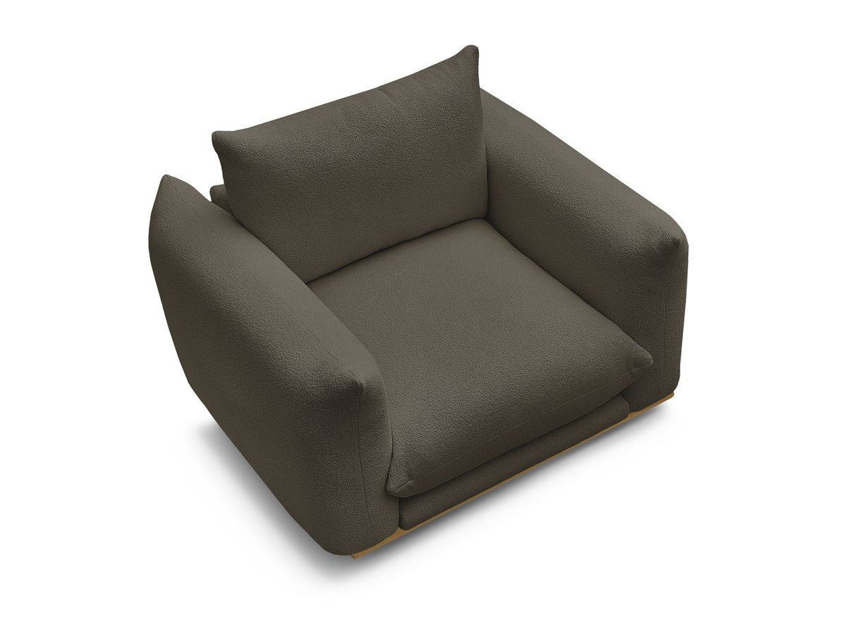 Fauteuil ERNEST tissu bouclette