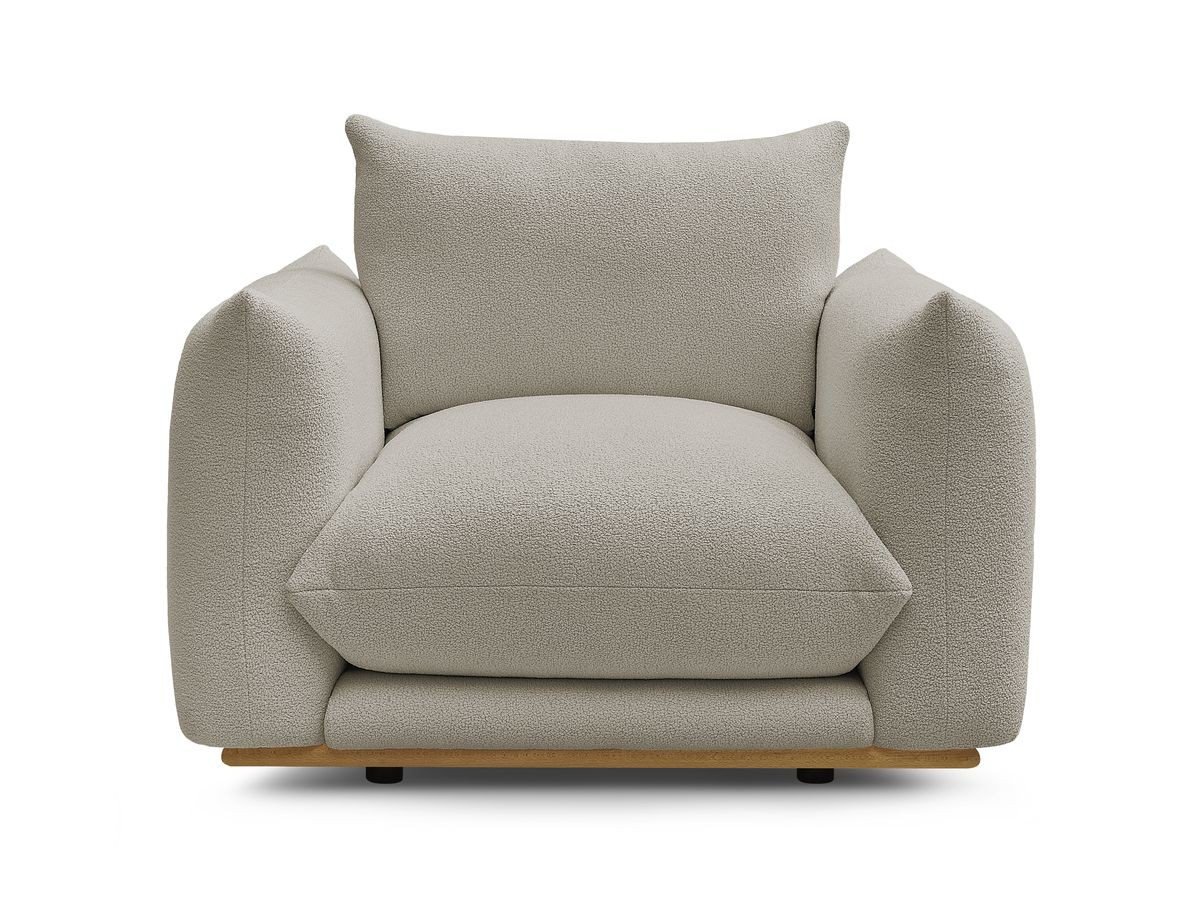 Fauteuil ERNEST tissu bouclette