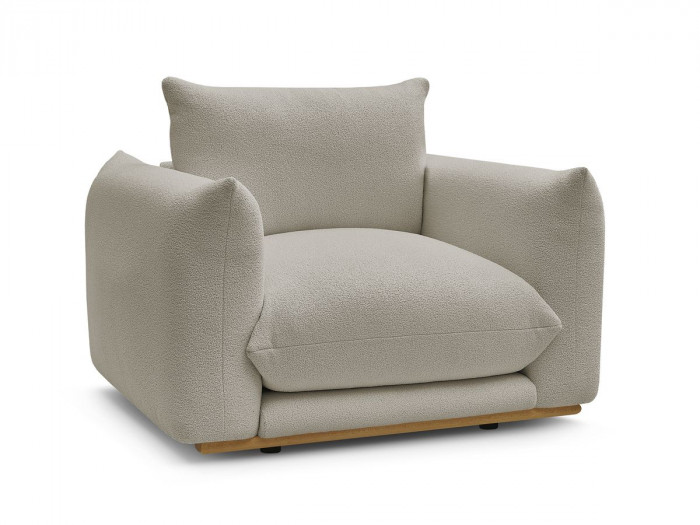 Fauteuil ERNEST tissu bouclette