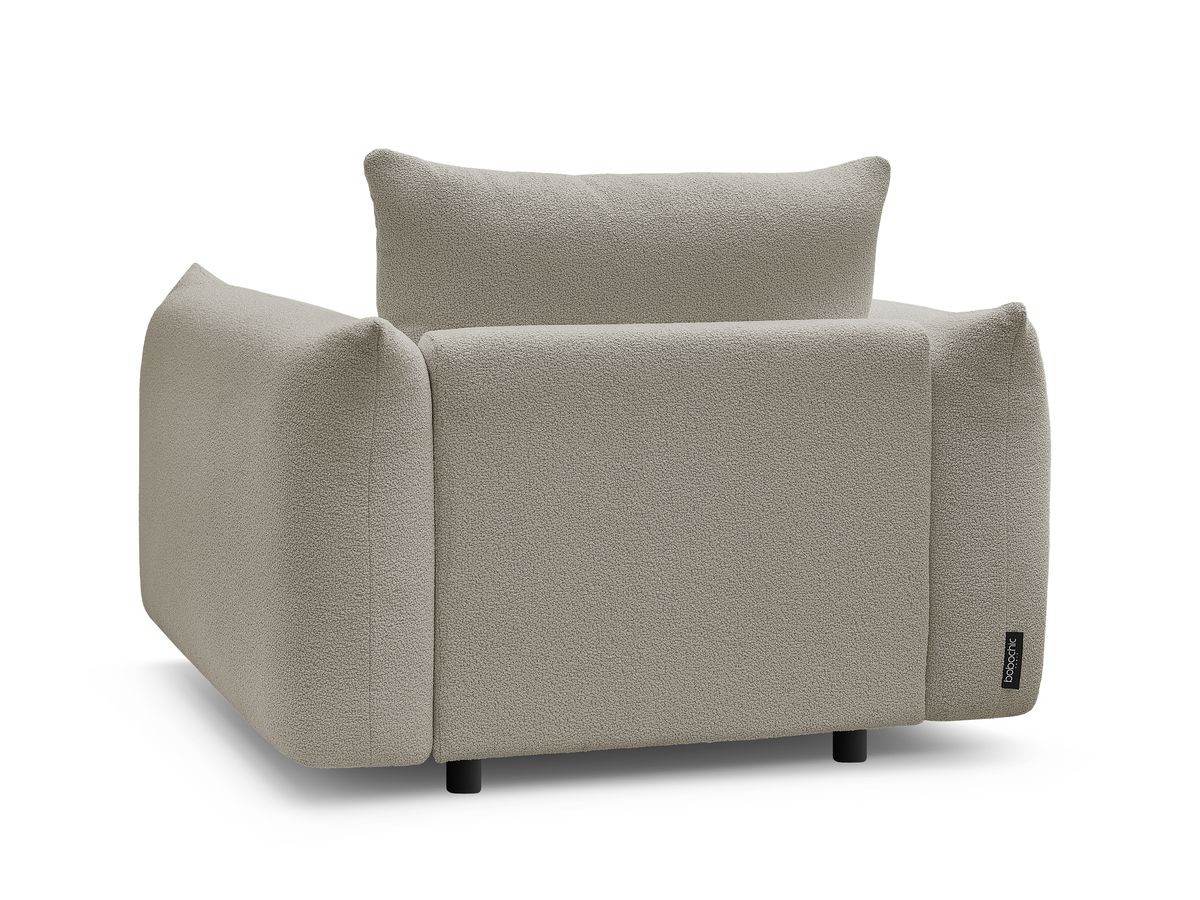 Fauteuil ERNEST tissu bouclette