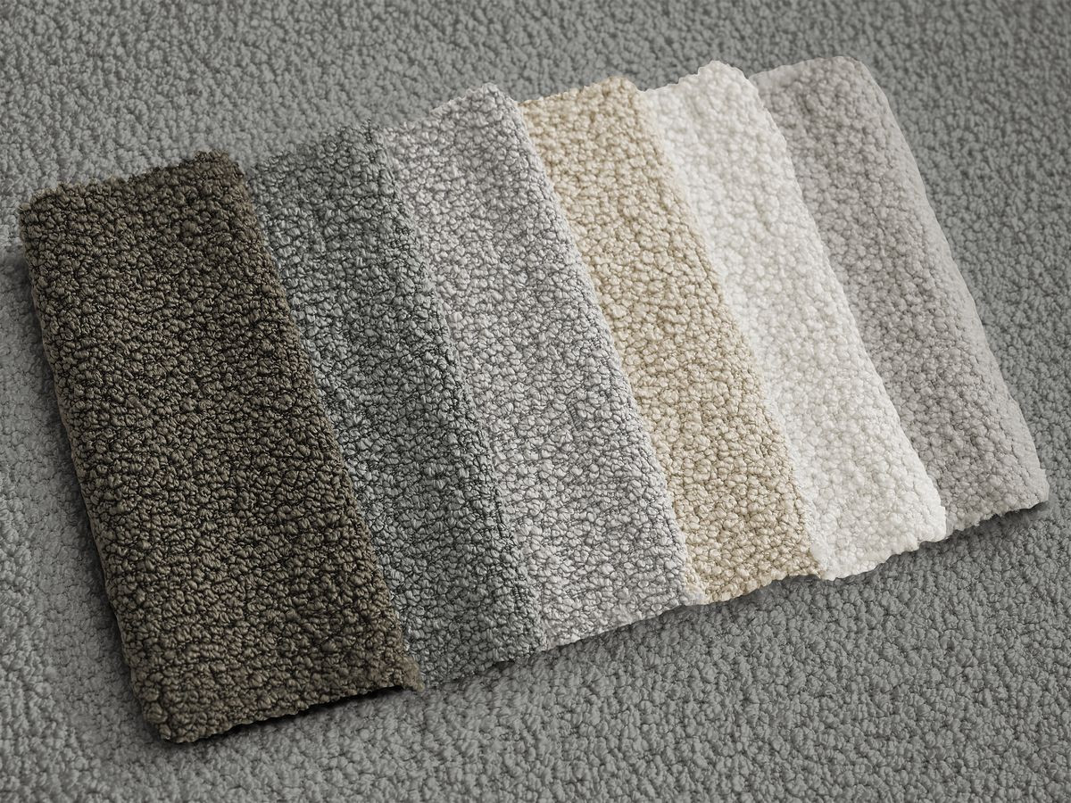 Pouf ERNEST bouclette gris foncé — vue 4