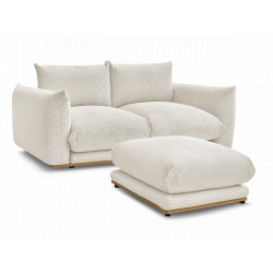 Droit fixe + pouf