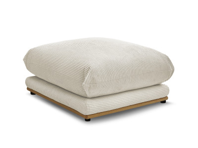 Pouf ERNEST tissu velours côtelé