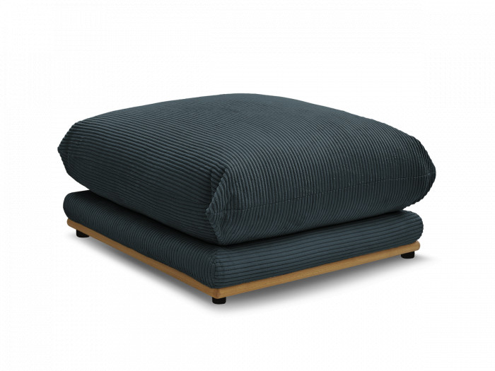 Pouf ERNEST tissu velours côtelé