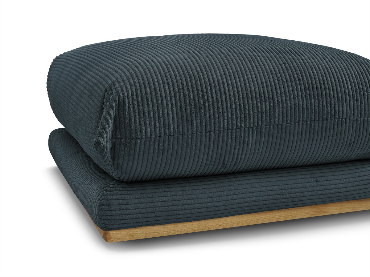 ERNEST corduroy stoffen poef
