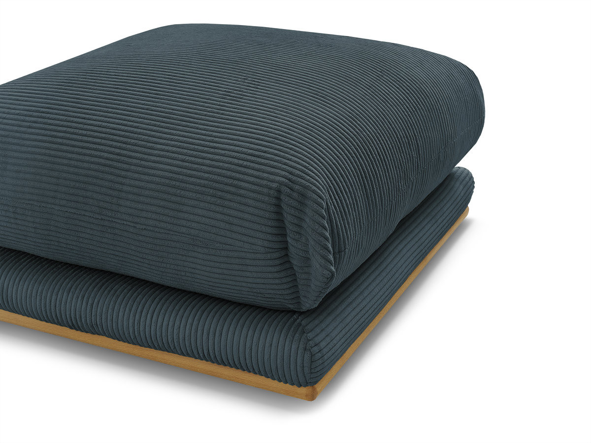 ERNEST corduroy stoffen poef