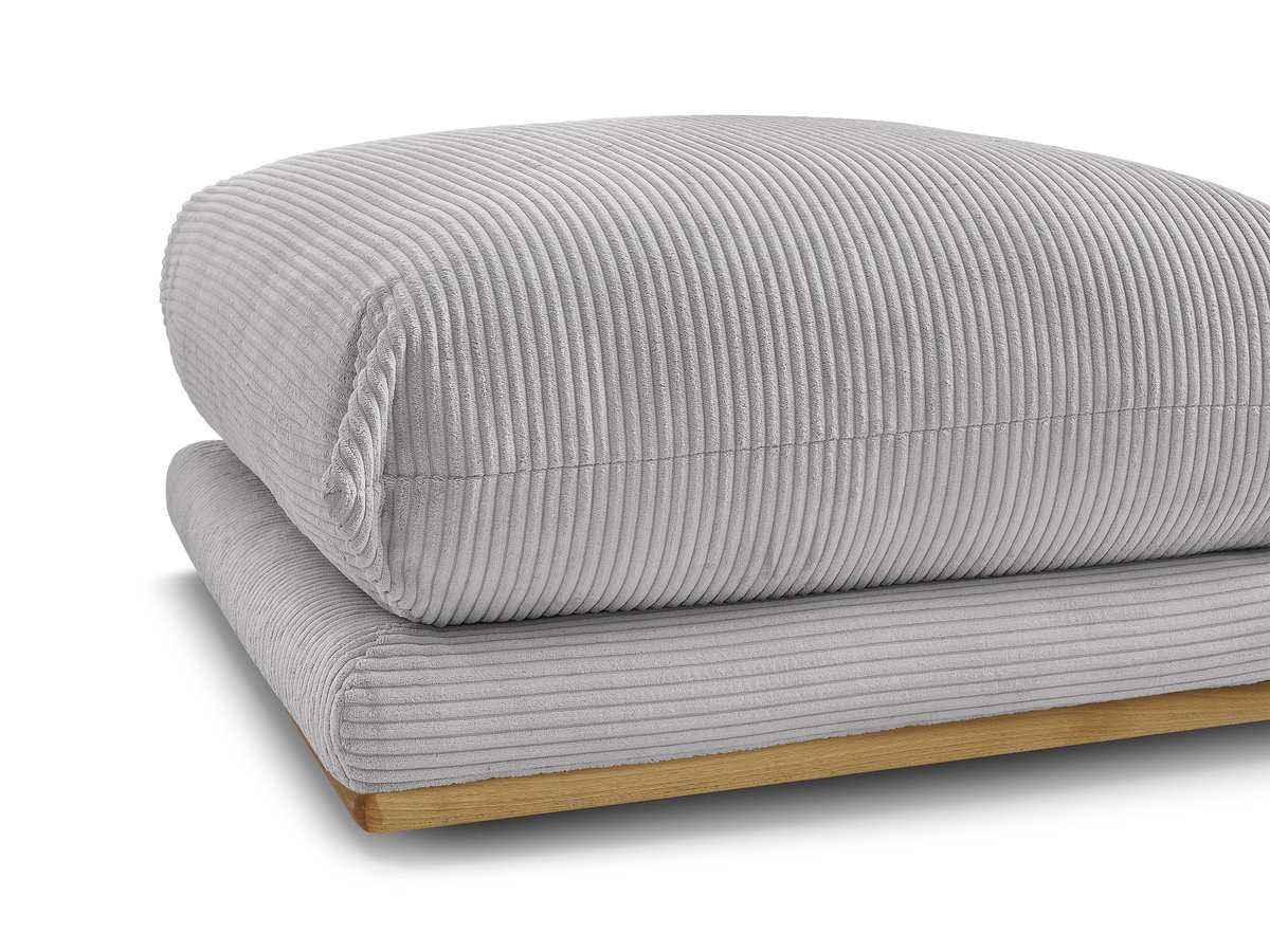 ERNEST corduroy stoffen poef